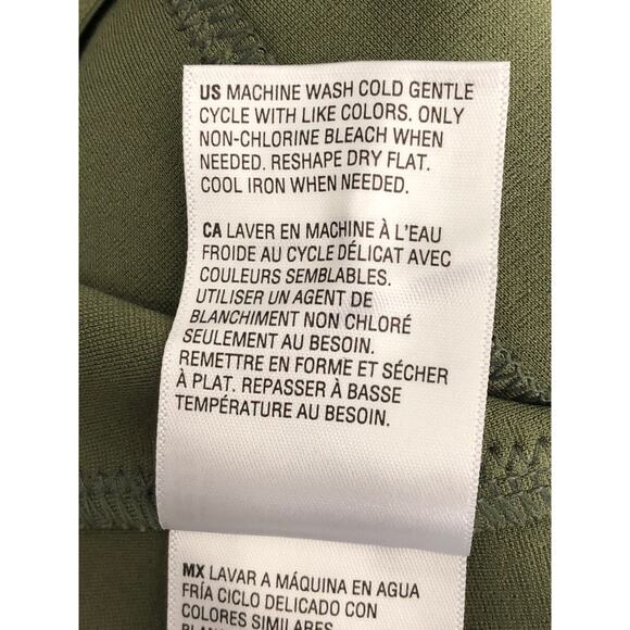 On 34th Women's Size Large High Rise Skinny Trouser Pants Olive NEW - Picture 6 of 6